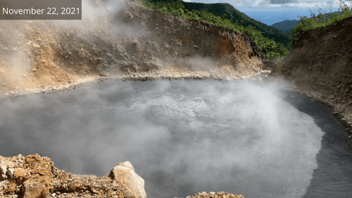 Boiling Lake Dominica 22 November 2021